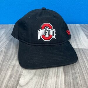 Ohio State Hat New Era 9TWENTY Men's Adjustable Black NCAA OSFM